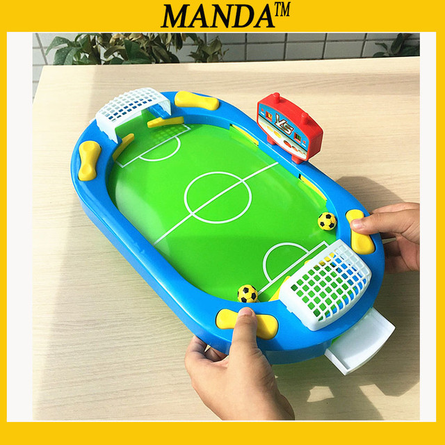 Mini mesa de futebol brinquedos com gravador de pontuação dois jogadores  jogar futebol real esportes jogo de ação crianças brinquedos educativos  frete grátis - AliExpress